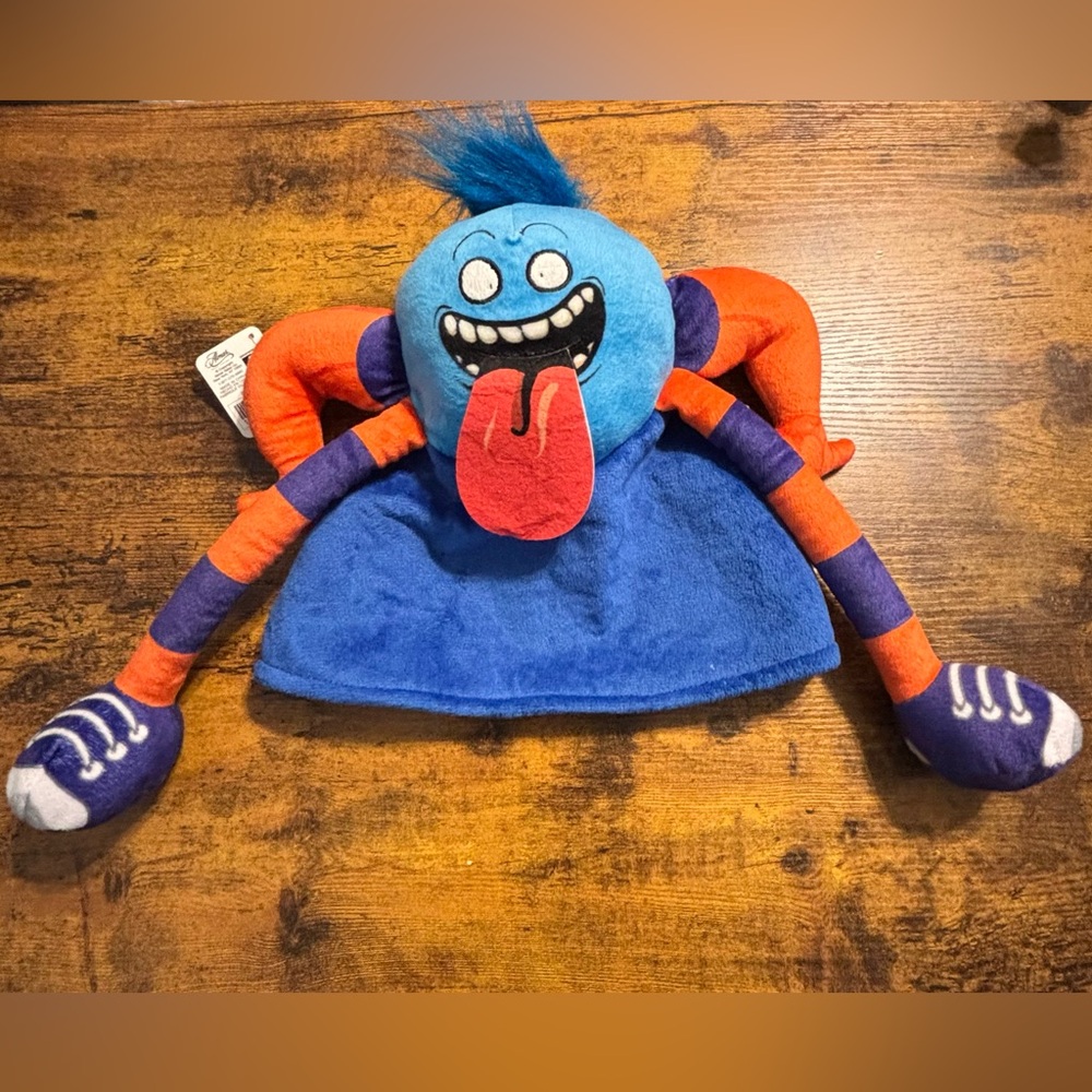 Almar Stadium Buddy Hat Plush Blue Monster Stuffed Toy